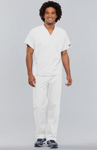 Unisex Scrub Set: V-Neck Dolman Top & Drawstring Cargo Pant Unisex Scrub Set: V-Neck Dolman Top & Drawstring Cargo Pant