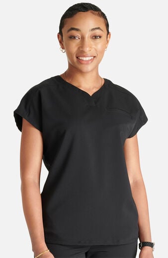 Women's V-Neck Dolman Sleeve Scrub Top Women's V-Neck Dolman Sleeve Scrub Top