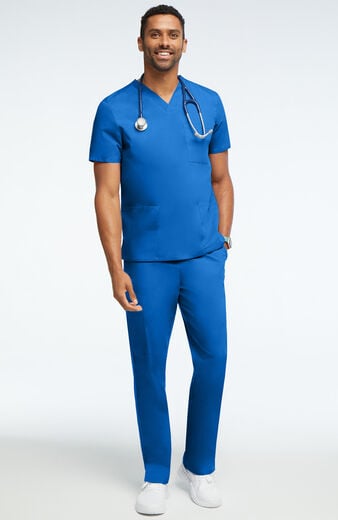 Unisex Scrub Set: 3 Pocket Top & 5 Pocket Cargo Pant Unisex Scrub Set: 3 Pocket Top & 5 Pocket Cargo Pant