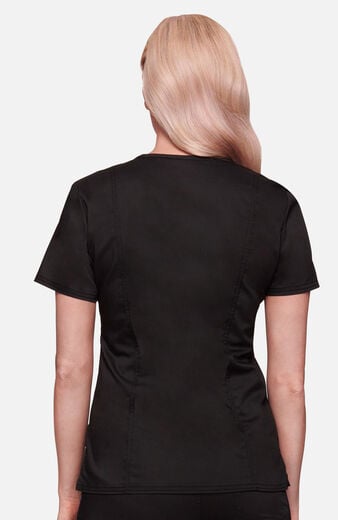 Women's Scrub Set: Mock Wrap Top & Drawstring Pant Women's Scrub Set: Mock Wrap Top & Drawstring Pant