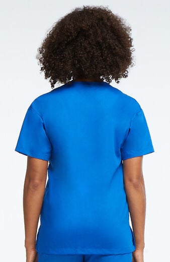 Women's V-Neck 3 Pocket Solid Scrub Top Women's V-Neck 3 Pocket Solid Scrub Top