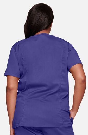 Women's Scrub Set: 3-Pocket V-Neck Stretch Top & Elastic Waist Cargo Pocket Pant Women's Scrub Set: 3-Pocket V-Neck Stretch Top & Elastic Waist Cargo Pocket Pant