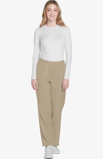 Women's Pull-On Slim Leg Cargo Scrub Pant Women's Pull-On Slim Leg Cargo Scrub Pant