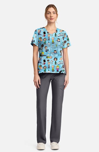 Women's Goodness And Grief Print Scrub Top Women's Goodness And Grief Print Scrub Top