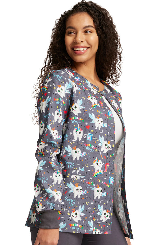 Clearance Fashion Prints by Cherokee Women s Warm Up Toothicorn