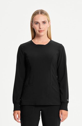 Women's Long Sleeve Crewneck Scrub Top Women's Long Sleeve Crewneck Scrub Top