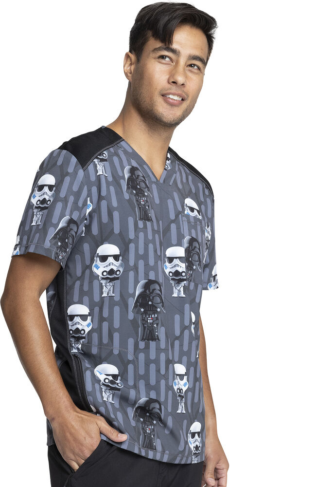 Clearance Tooniforms by Cherokee Men s Chibi Empire Print Scrub