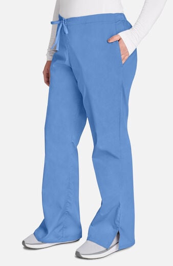 Women's Natural Rise Flare Leg Drawstring Pant Women's Natural Rise Flare Leg Drawstring Pant