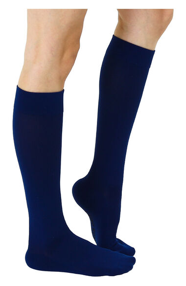 Women's 15-20 mmHg Lightweight Navy Compression Socks, , large