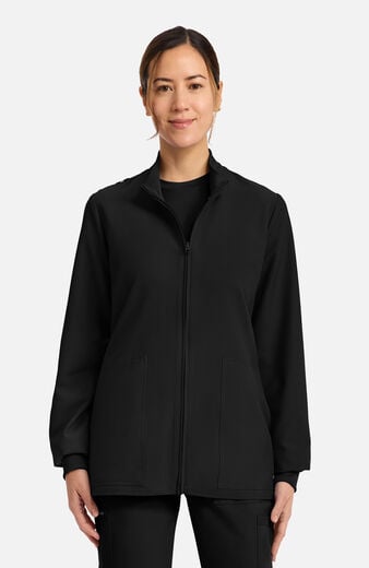 Women's 2-Pocket Zip Front Scrub Jacket Women's 2-Pocket Zip Front Scrub Jacket