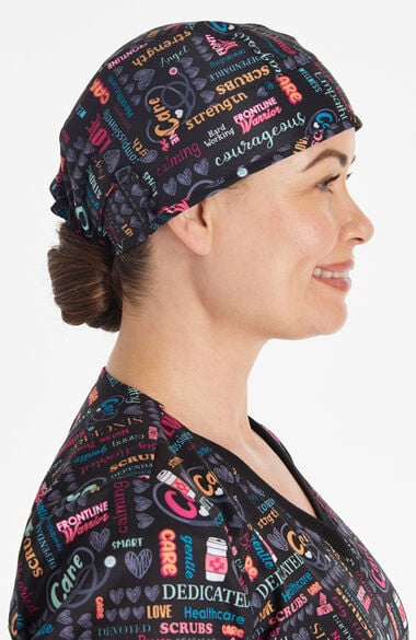 Women's Nurse Power Print Scrub Hat, , large