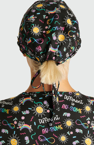 Unisex Different Is Au-Some Print Scrub Hat, , large