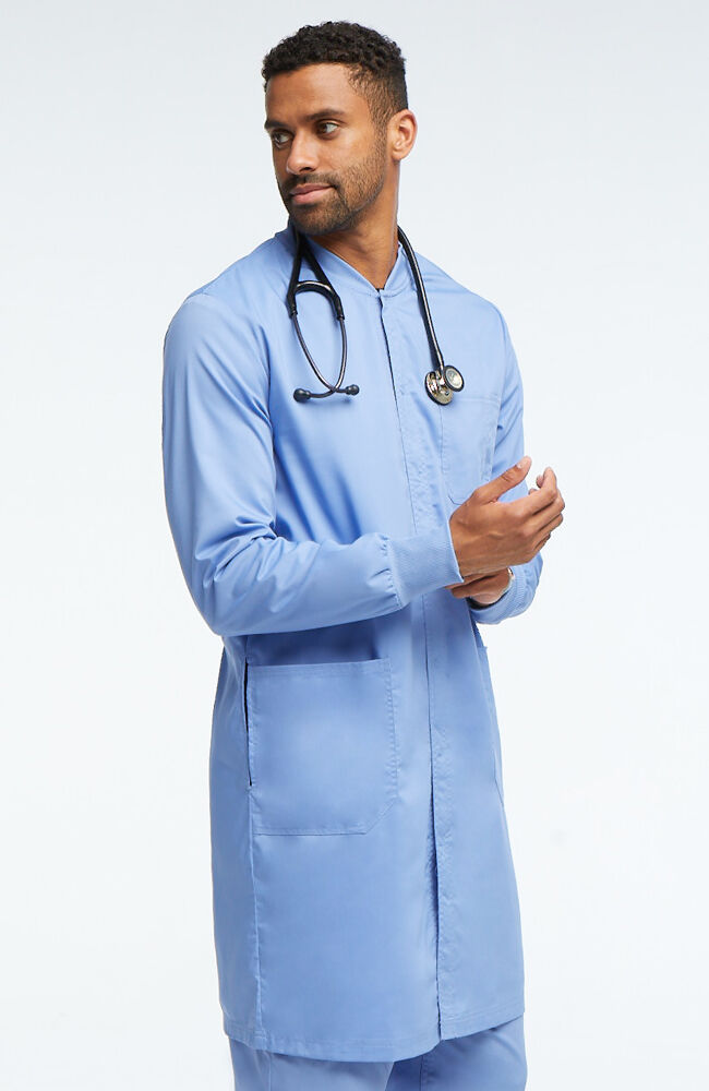 Light blue deals lab coat