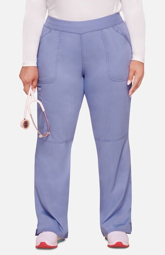 Women's Elastic Waist Cargo Pocket Scrub Pant Women's Elastic Waist Cargo Pocket Scrub Pant