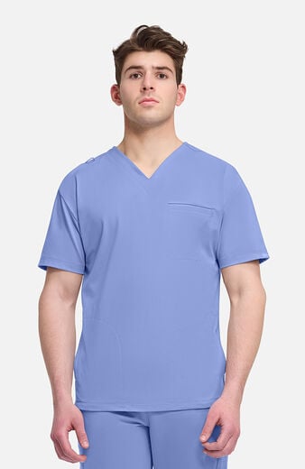 Men's 3-Pocket Relaxed V-Neck Scrub Top Men's 3-Pocket Relaxed V-Neck Scrub Top