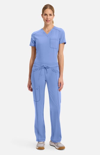 Women's Rib Knit Drawstring Waist Scrub Pant Women's Rib Knit Drawstring Waist Scrub Pant