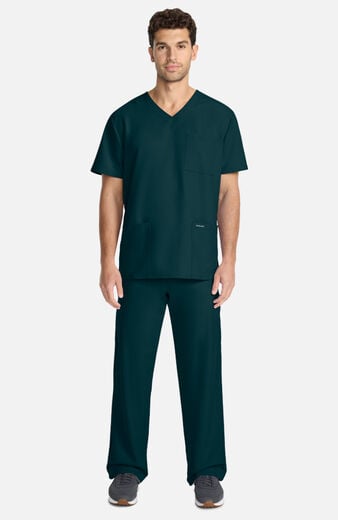 Men's 3-Pocket V-Neck Scrub Top Men's 3-Pocket V-Neck Scrub Top