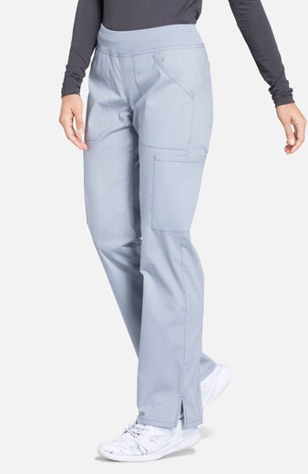 Women's Rib Knit Waist Cargo Scrub Pant Women's Rib Knit Waist Cargo Scrub Pant