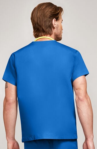 Unisex Chest Pocket V-Neck Scrub Top Unisex Chest Pocket V-Neck Scrub Top