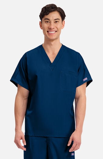 Unisex V-Neck 1 Pocket Scrub Top Unisex V-Neck 1 Pocket Scrub Top