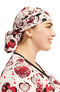Unisex Hearts To You Print Bouffant Scrub Hat, , large