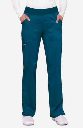 Women's Elastic Waist Cargo Pocket Scrub Pant Women's Elastic Waist Cargo Pocket Scrub Pant
