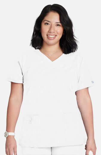 Women's 3-Pocket V-Neck Scrub Top Women's 3-Pocket V-Neck Scrub Top