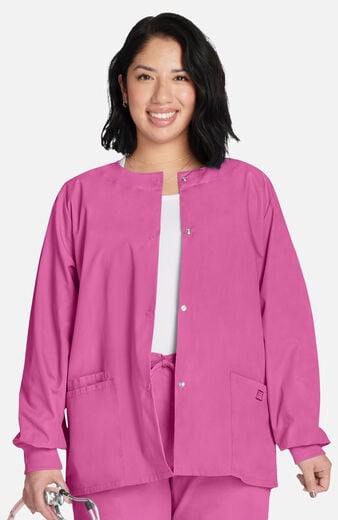 Women's Snap Front Scrub Jacket Women's Snap Front Scrub Jacket