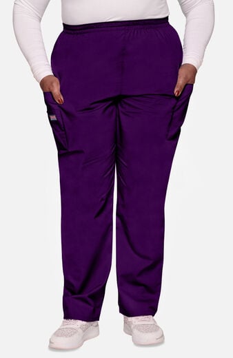 Women's Elastic Waist Utility Scrub Pant Women's Elastic Waist Utility Scrub Pant