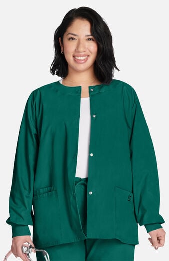 Women's Snap Front Scrub Jacket Women's Snap Front Scrub Jacket