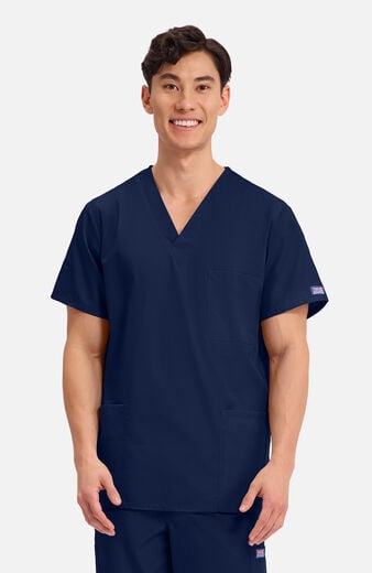 Unisex V-Neck 3-Pocket Scrub Top Unisex V-Neck 3-Pocket Scrub Top