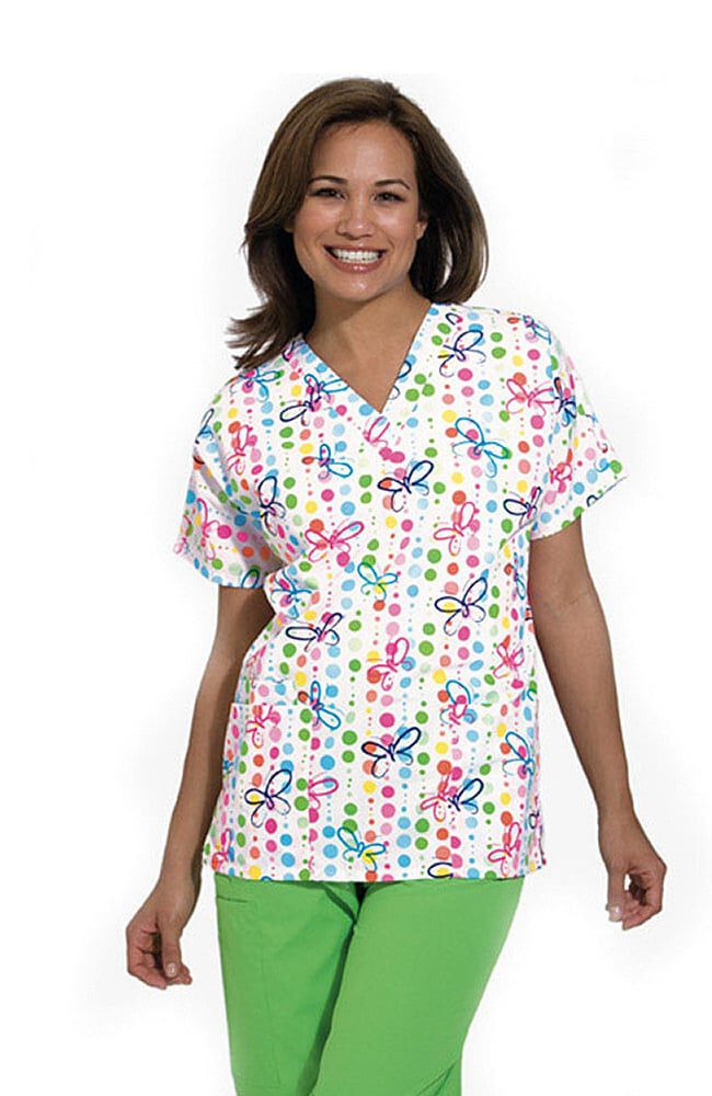 Butterfly discount scrub tops