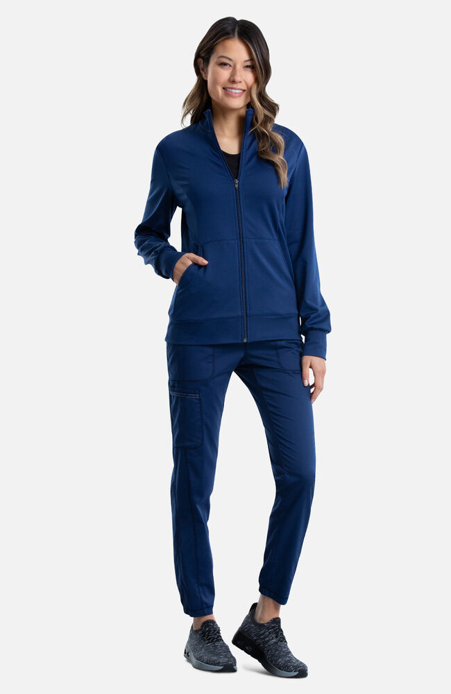 Knit scrub jacket hotsell