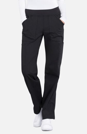 Women's Rib Knit Waist Cargo Scrub Pant Women's Rib Knit Waist Cargo Scrub Pant