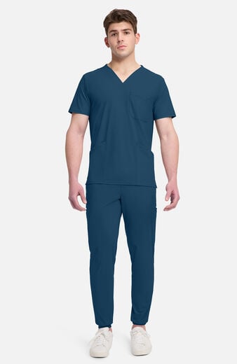 Men's 3-Pocket V-Neck Scrub Top Men's 3-Pocket V-Neck Scrub Top