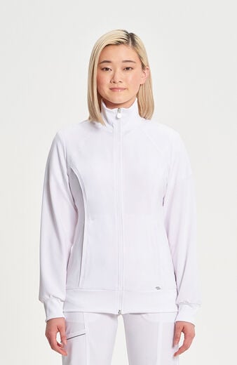 Women's Zip Front Warm Up Scrub Jacket Women's Zip Front Warm Up Scrub Jacket