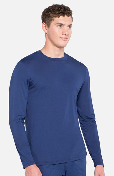 Men's Long Sleeve Solid Underscrub T-Shirt, , large