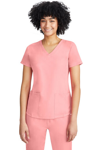 Women's Monica V-Neck Solid Scrub Top, Women's Monica V-Neck Solid Scrub Top
