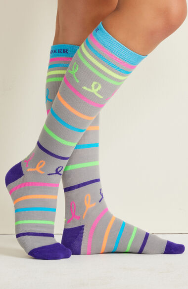 Women's 10-15 mmHg Print Support Sock, , large
