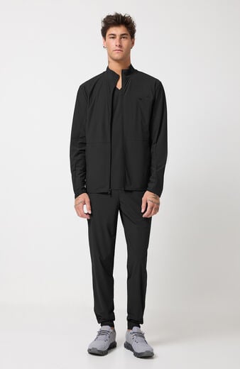 Men's Zip Front 3-Pocket Warm Up Scrub Jacket Men's Zip Front 3-Pocket Warm Up Scrub Jacket