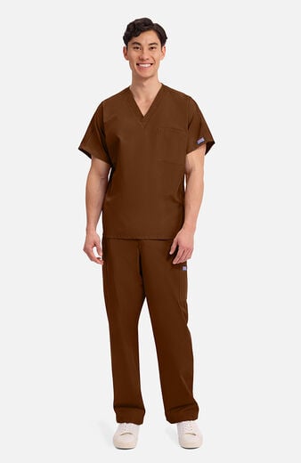 Unisex V-Neck 1 Pocket Scrub Top Unisex V-Neck 1 Pocket Scrub Top