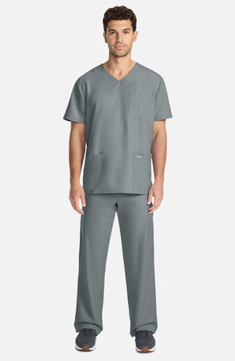 Men's 3-Pocket V-Neck Scrub Top Men's 3-Pocket V-Neck Scrub Top