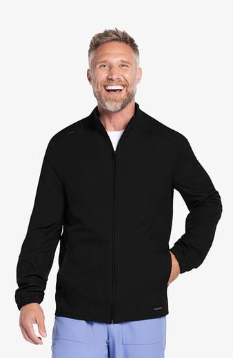 Men's 2-Pocket Zip-Front Warm Up Scrub Jacket Men's 2-Pocket Zip-Front Warm Up Scrub Jacket