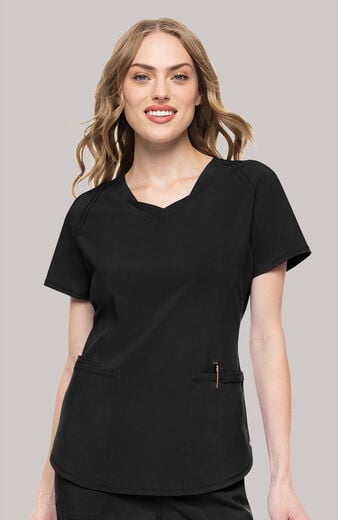 Women's Layered V-Neck Scrub Top Women's Layered V-Neck Scrub Top
