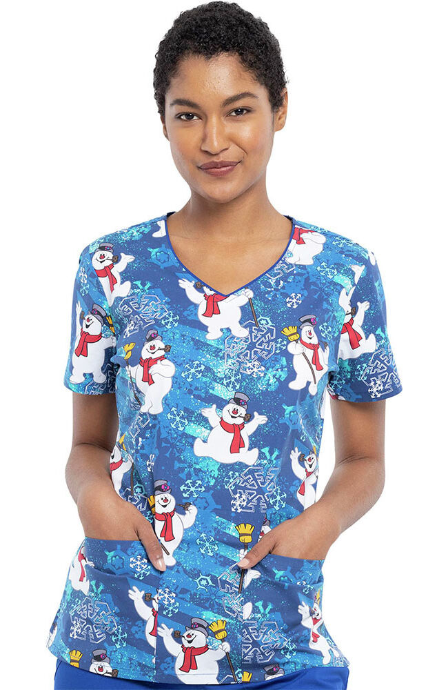 Snowflake scrub top cheap