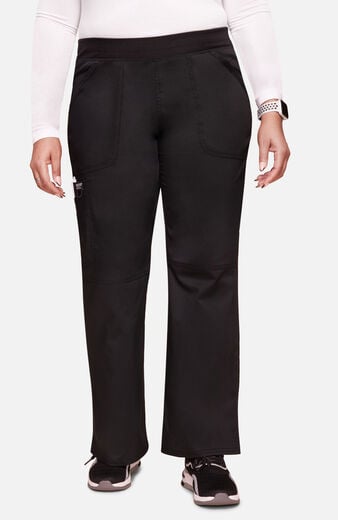 Women's Elastic Waist Cargo Pocket Scrub Pant Women's Elastic Waist Cargo Pocket Scrub Pant