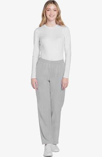 Women's Pull-On Slim Leg Cargo Scrub Pant Women's Pull-On Slim Leg Cargo Scrub Pant