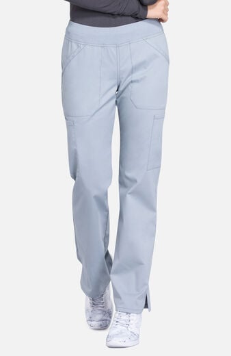 Women's Rib Knit Waist Cargo Scrub Pant Women's Rib Knit Waist Cargo Scrub Pant