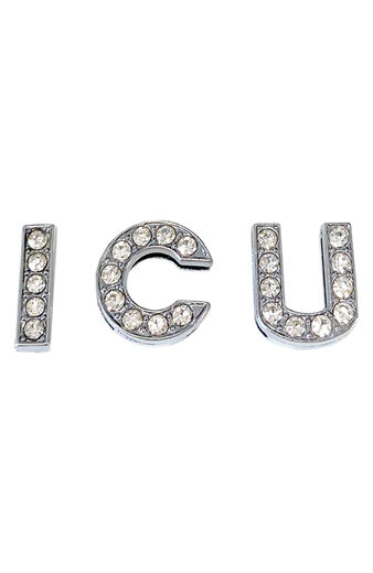 Women's Letter Clog Charm, Women's Letter Clog Charm