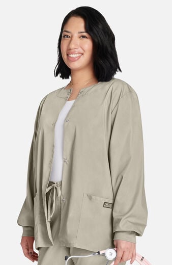 Women's Snap Front Scrub Jacket Women's Snap Front Scrub Jacket